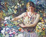 Flores Canvas Paintings - EL RAMO DE FLORES